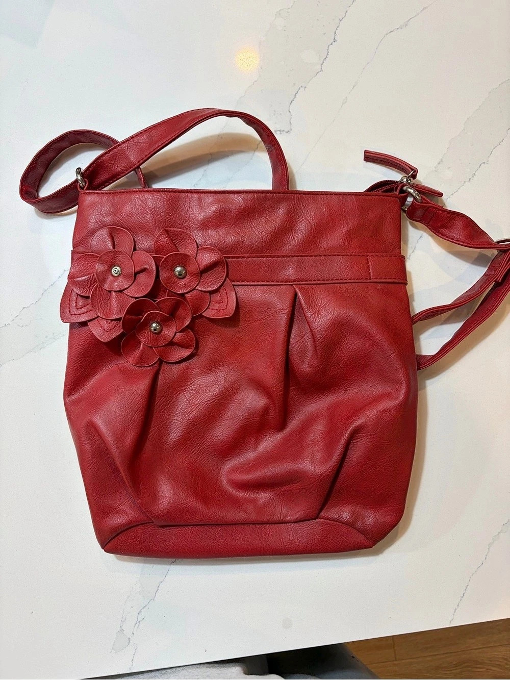 Fiorelli Red Flower Shoulder Bag